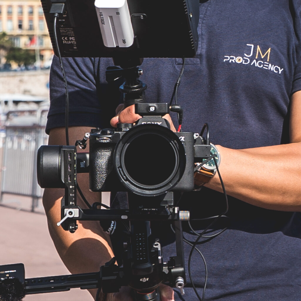 vidéo camera hybride rig captation film objectif micro sony alpha rode moniteur